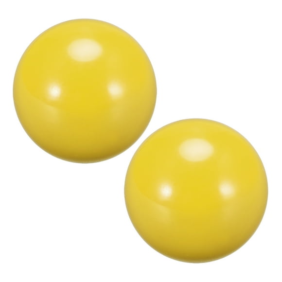Reemplazo de partes de joystick rocker de Unique Bargains, parte superior redonda de bola para juegos de lucha arcade Amarillo 2Pcs