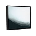 thumbnail image 3 of Stupell Industries Misty Mountain Range Slopes Landscape Photograph Jet Black Floating Framed Canvas Print Wall Art, Design by Laura Marshall, 3 of 8