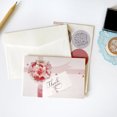 thumbnail image 5 of 24 tarjetas de agradecimiento con sobres, pegatinas y tarjeta de mensaje en el interior, 10*7 cm, tarjetas de flores para familiares amigos amados, 5 of 5