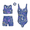 Set - 2, variant on Essenclo Girls Gymnastics Leotard with Shorts Set, 4 Piece Biketard Outfit with Crop Top and Hair Tie for Dance, Tumbling & Activewear