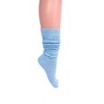 thumbnail image 5 of Lightweight Slouch Knee High Socks 3 Pairs Shoe Size 5-10 (Light Blue), 5 of 10