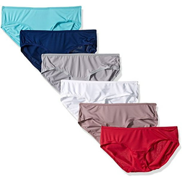 Fruit of the Loom - Women's 6 Pack Microfiber Low-Rise Hipster ...