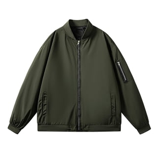 Express Men's Lightweight Long Sleeve Full Zip Bomber Jacket