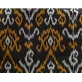 thumbnail image 4 of oneOone Tissu Georgette Viscose Rayé & Paisley Ikat Imprimé 1 Yard 42 Pouces de Large, 4 of 4