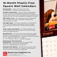 thumbnail image 6 of Vintage Guitars | 2026 12x24" (Hanging) Square Wall Calendar | Plastic-Free, 6 of 9