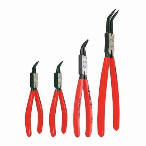 Knipex 4 Piece Internal Circlip Pliers Set 45 Degree