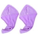 thumbnail image 1 of Toalla para el cabello súper absorbente (paquete de 2) Toalla para el cabello para ducha y natación Gorro de secado con turbante suave, 1 of 5