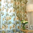 thumbnail image 5 of Cheers.US 3D Window Curtain, Home Textile Flower Embroidered Chinese Fabric Tulle Sheer Floral Curtain for Living Room, 5 of 7