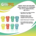 thumbnail image 7 of Geeki Tikis The Golden Girls Ceramic 2 Ounce Muglet Mini 3 Inch Glasses Set Of 4 Toynk Exclusive, 7 of 7