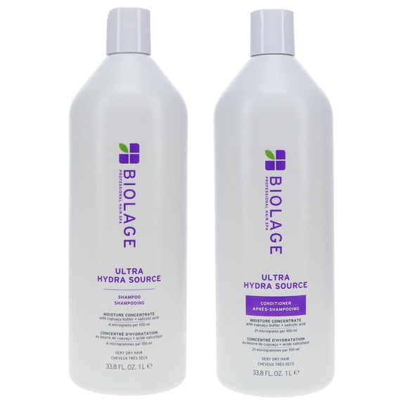 Matrix Biolage Ultra Hydrasource Shampoo 33.8 oz & Conditioner 33.8 oz Combo Pack