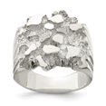 thumbnail image 1 of Sterling Silver Men's Nugget Ring - Size 10, 1 of 2