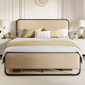 Better Homes & Gardens Springwood Upholstered Queen Bed, Shearling