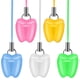 thumbnail image 1 of 5 collares para dientes, estuches y contenedores portátiles para niños y niñas., 1 of 5