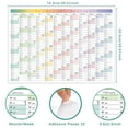 thumbnail image 2 of 2026 Wall Calendar Large 21" X 29" Dry Erase Folded Laminated Yearly Planner Calendar with Colorful Stickers for Wall, 12 Month Big Family Calendar, Use Jan - Dec 2026, 2 of 6
