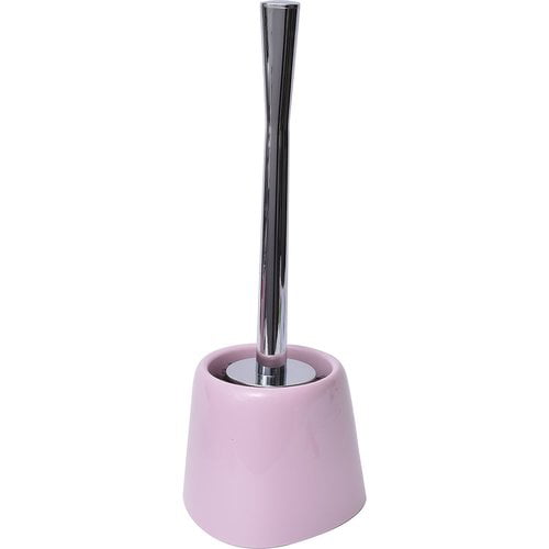 Evideco Toilet Bowl Brush DESIGN with clear colored with Holder  colored 