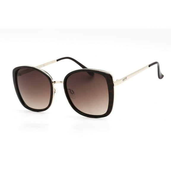 Kenneth Cole Reaction Women's Designer Tortoise / Brown Gradient Sunglasses