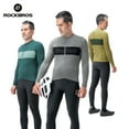 thumbnail image 6 of ROCKBROS Cycling Jersey Tencel Modal Xmicro-fiber Wool High Elasticity Soft & Skin-friendly Comfortable/Breathable 3-sided Pocket Cycling Shirt Outfit, 6 of 27