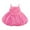 Hot Pink, variant on Moocorvic Summer Baby Dress Tulle Off Shoulder Sleeveless Bow Princess Gown for Christening, Toddler Party Formal Wear 9-12 Months,Yellow