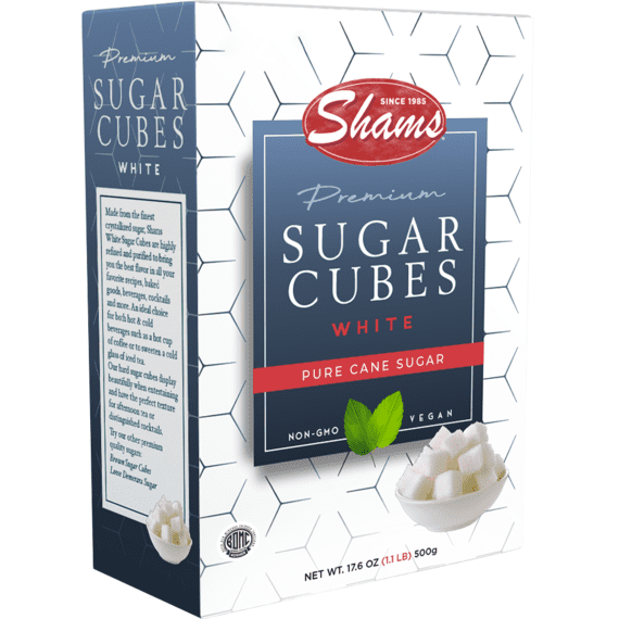 Shams White Sugar Cubes Box 17.6 oz