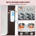 thumbnail image 5 of iYofe Corner Wooden Play Kitchen, Kids Kitchen Playset w/Light & Sound, Phone, Microwave, Stove, Cocina de Juguete Para Niña with Cooking Toys Accessories for Toddler Ages 3-5 Boys Girls, Espresso, 5 of 10