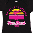 thumbnail image 4 of Inktastic Summer Enjoy the Sunshine Vero Beach Florida in Pink Boys or Girls Baby Bodysuit, 4 of 5