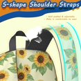 thumbnail image 5 of Sunflower Yellow Pattern 17" Waterproof Oxford School Backpacks for Teens, S-Shape Padded Straps, for School, Travel, Hiking, Camping, 5 of 5