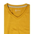 thumbnail image 5 of H2H Mens Casual Slim Fit Long Sleeve V-neck T-Shirts Of Various Colors MUSTARD US XS/Asia S (KMTTL0374), 5 of 6