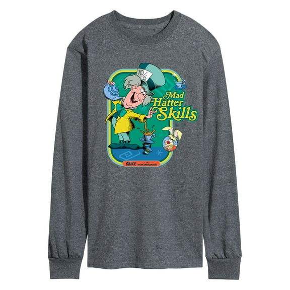 Alice In Wonderland - Mad Hatter Skills - Men's Long Sleeve Graphic T-Shirt