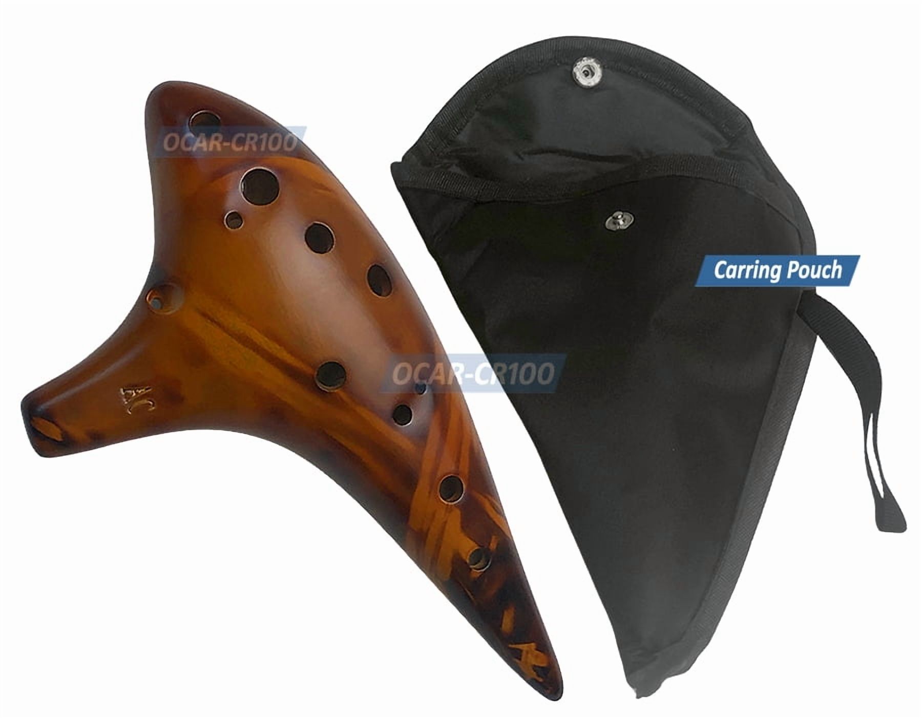 Premium Fine-Crafted Ceramic 12-Hole Alto C Ocarina Flute