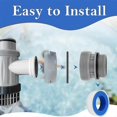 thumbnail image 3 of Pool Hose Adapter 1 1/4Inch to 1 1/2Inch, Converting Pool Pumps, Filters,Heat Pumps to 1 1/2 Inch H, 3 of 5