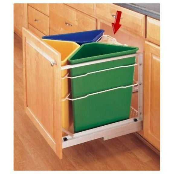 Rev-A-Shelf 6770-52 5349 Series Replacement Canvas Bags - White