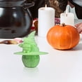 thumbnail image 4 of 3D Printed Halloween Decorations, Halloween Pumpkin Figurine with Bat and Witch Hat, Cute Pumpkin Decor, Funny Coffee Table Centerpieces Shelf Mantel Ornaments, 4 of 5