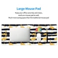 thumbnail image 5 of Rocae Gold Flamingo for Gaming Mouse Pad, Mouse Pad Large, Office Computer Keyboard Mousepad, Keyboard and Mouse Pad with Stitched Edges,31.5 x 11.8 in, 5 of 5