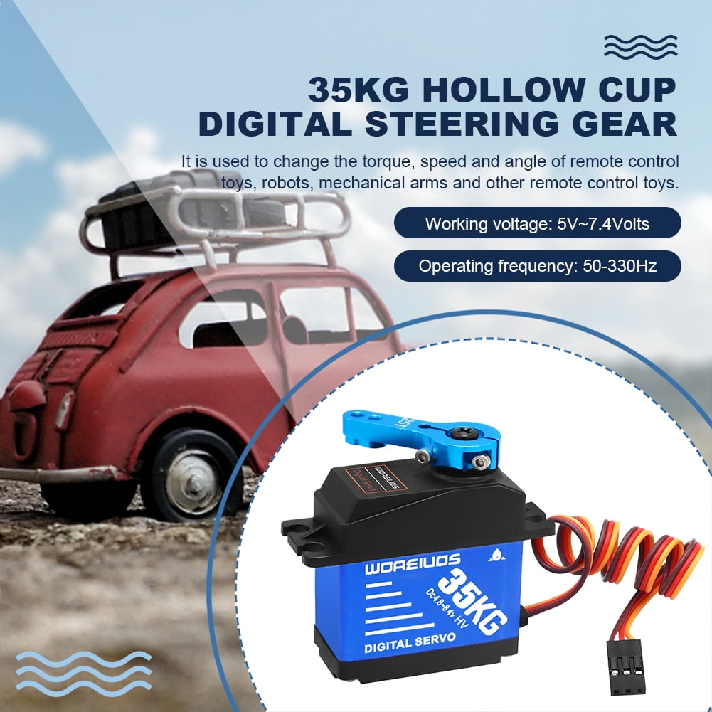 40KG RC Digital Servo – Hochdrehmoment-Servo Für 1/10 & 1/8 RC Autos, Boote, Roboter