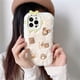 thumbnail image 2 of 3D Bears Fundas De Teléfono Para iPhone 11 12 14 pro max 14Plus Piel De Felpa Esponjosa Tpu Silicona Suave Funda Trasera Para 13, 2 of 4