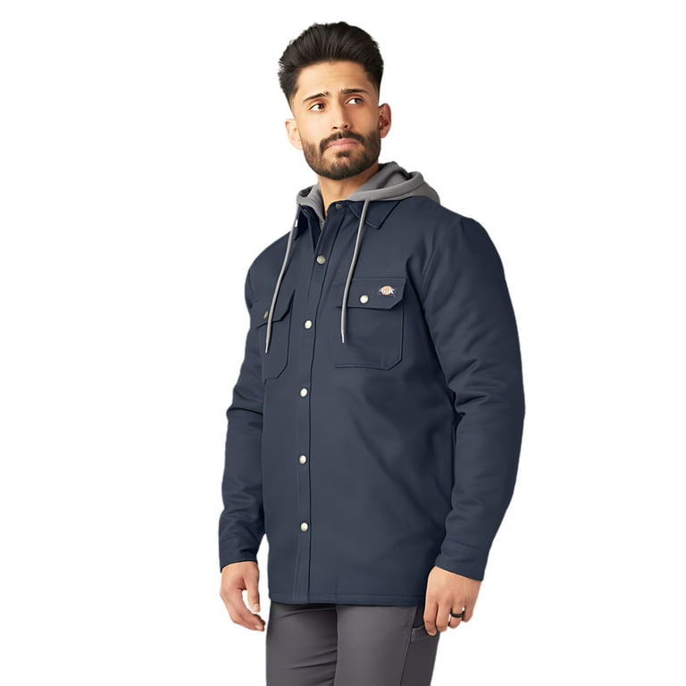 Dickies flannel jacket with hood walmart hot sale