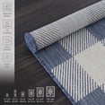 thumbnail image 6 of ZXNYH Outdoor Rug - Modern Area Rugs for Indoor and Outdoor patios, Kitchen and Hallway mats - Washable Outside Carpet (8x10, Bordered - Beige/White), 6 of 8