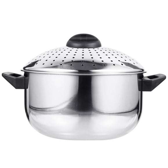 CUITING Stainless Steel Pasta Pot with Strainer Lid Nonstick 6.2X9.2