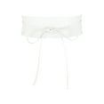 thumbnail image 1 of Cinturón Obi de Cuero Sintético para Mujeres Inspire Chic para Vestido de Noche Color Crema Talla Única, 1 of 7
