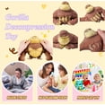thumbnail image 5 of Juguete para apretar Mono blando Juguete Elástico Pegamento relleno de arena Gorila de goma Elástico Estirable Autismo Juguete de descompresión para adultos y niños Animal para regalo de Navidad (edic, 5 of 5