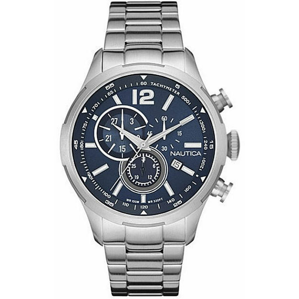 Nautica Nautica Men's Chronograph Stainless steel Band Watch