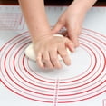 thumbnail image 2 of Alfombrilla de silicona para hornear, alfombrilla para amasar masa, para cocina, para amasar masa, pizza, alfombrilla grande antiadherente para amasar, 2 of 6
