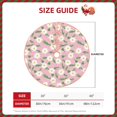 thumbnail image 2 of Rateoe Daisies Flowers Pattern Christmas Tree Skirt with Ties , Christmas Tree Decorations, Farmhouse Christmas Decor Xmas Holiday Decorations-36", 2 of 6