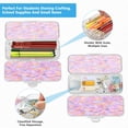 thumbnail image 5 of Plastic Pencil Box Large Capacity Pencil Boxes Clear Boxes with Snap-Tight Lid Stylish Office Supplies Storage Organizer Box Small Colors Shapes, 5 of 7