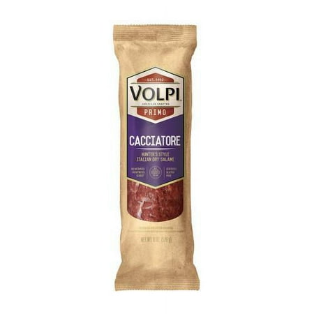 Cacciatore Hunters Style Italian Dry Salame (Volpi) 6 oz.