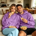 thumbnail image 4 of Snack Hoodie With Pouch Cat Pouch Hoodie Puppy Holder Pullover Top Unisex Oversized Hoodies Pet Holder Cat Dog Large Pouch Carriers Pullover Sweatshirts Sweater Tops Fall Winter Clothes, 4 of 7