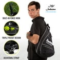 thumbnail image 5 of Franklin Sports Pickleball Sling Bag - Pickleball Equipment Backpack - Grey, 5 of 7