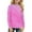 Pink, variant on Girls Long Sleeve Tops Size 10-12 Basic Striped print T Shirt Casual Crewneck Loose Shirts Girls Comfy Fall Tops, Tees & Blouses 9-10 Years Hot Pink