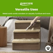 Evercare Duo Pet Hair and Lint Remover with 2 Refills, Dual-Sided Comb for Removing Pet Hair and Lint from Clothing and Furniture White