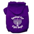 thumbnail image 6 of Hanukkah Pet Dog  Cat Hoodie Screen Printed, "Spoiled For Eight Days", 6 of 10